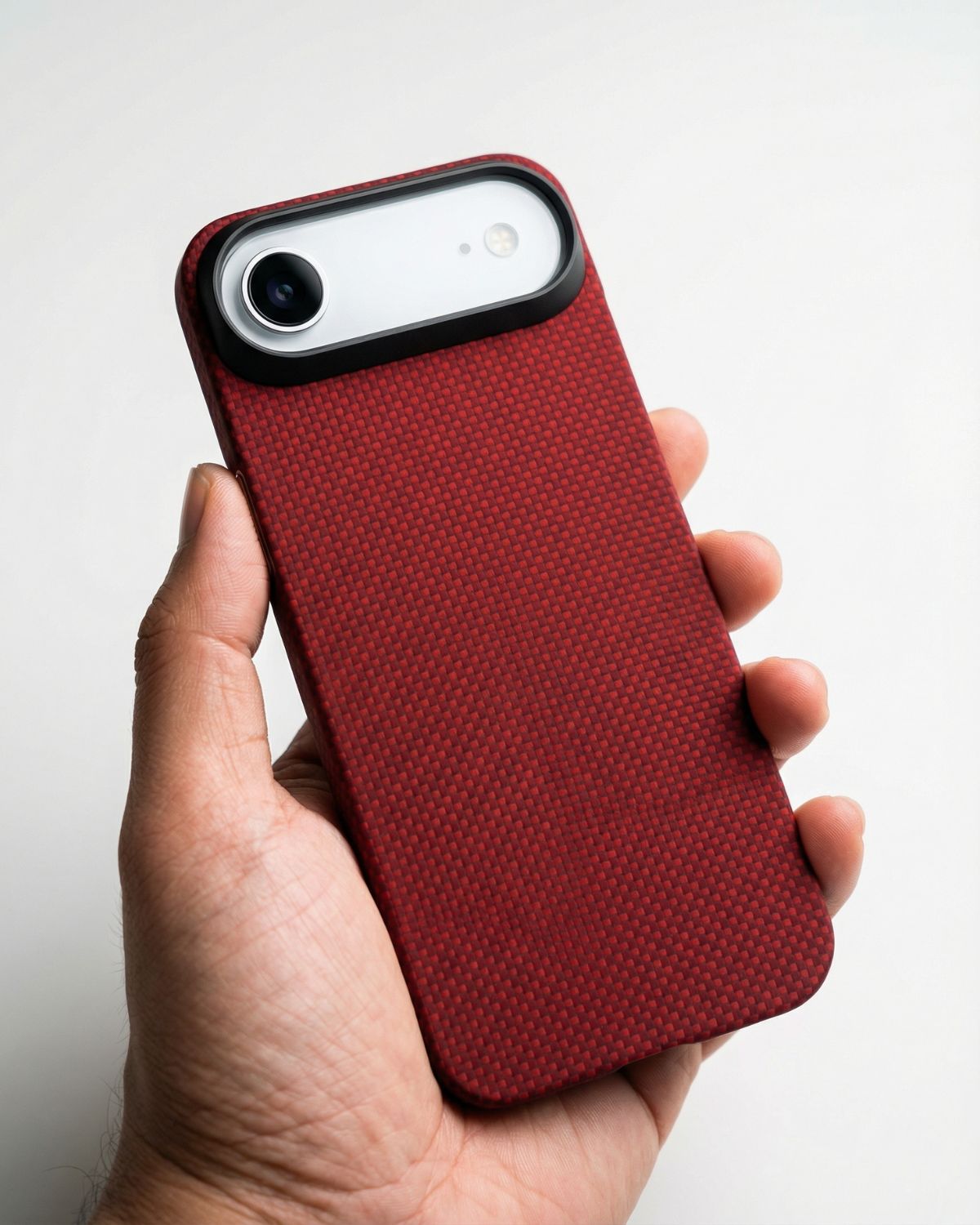 iPhone Air Case - Super Thin | Aramid Fiber | MagSafe - Crimson
